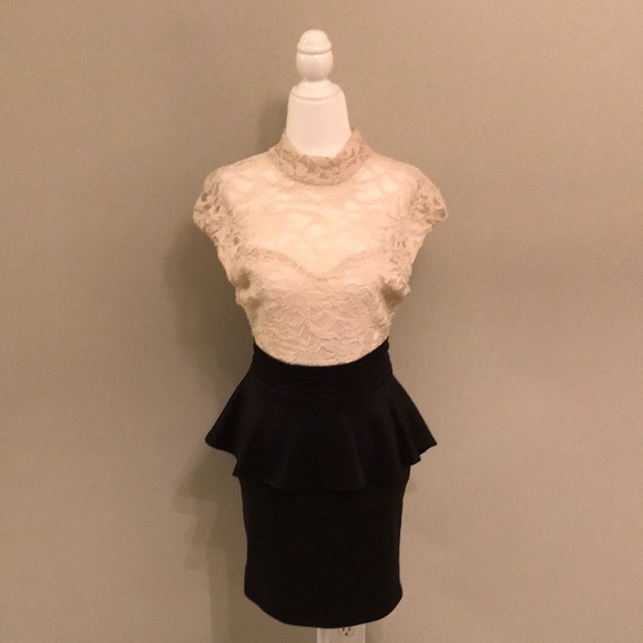 Arden B  Peplum Dress - Picture 1 of 8